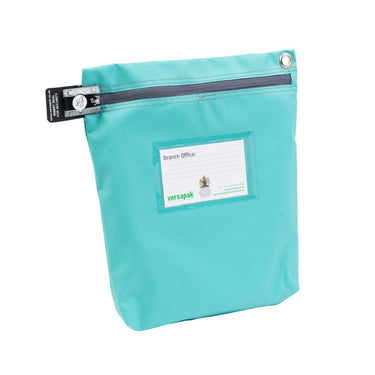 Versapak Secure Reusable Cash Bag CCB1 Button Green